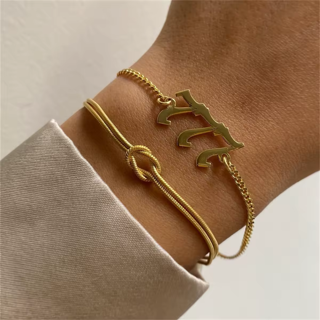 Pulseira Para Casal - Entrelaçados Minimalista